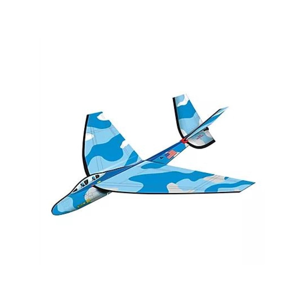 XKites Flexwing 3D Nylon 25inches Glider (Blue Camo Jet)