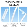 thumbnail image 4 of L-Shaped Interdental Brush Dentals Brace Toothbrush Angled Head Tooth Pick Floss Dentals Floss Brush OralsCleaning, 4 of 9