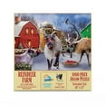 thumbnail image 3 of SUNSOUT INC - Reindeer Farm - 1000 pc Jigsaw Puzzle by Artist: Karen Burke - Finished Size 20" x 27" Christmas - MPN# 72027, 3 of 5