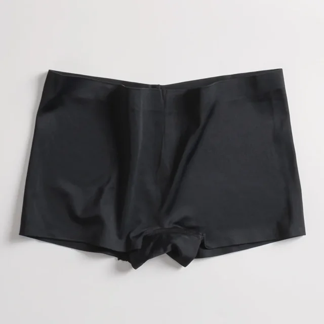 4/5 piezas de bragas para mujer, bóxers sin costuras, lencería transpirable, pantalones cortos cómodos de satén de seda, ropa interior deportiva para mujer.
