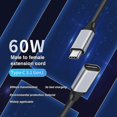 thumbnail image 2 of Usb Type-c Mâle à Femelle 3.1 Gen1 Câble d'Extension 400m/S 3a Pd60w 4k, 2 of 4