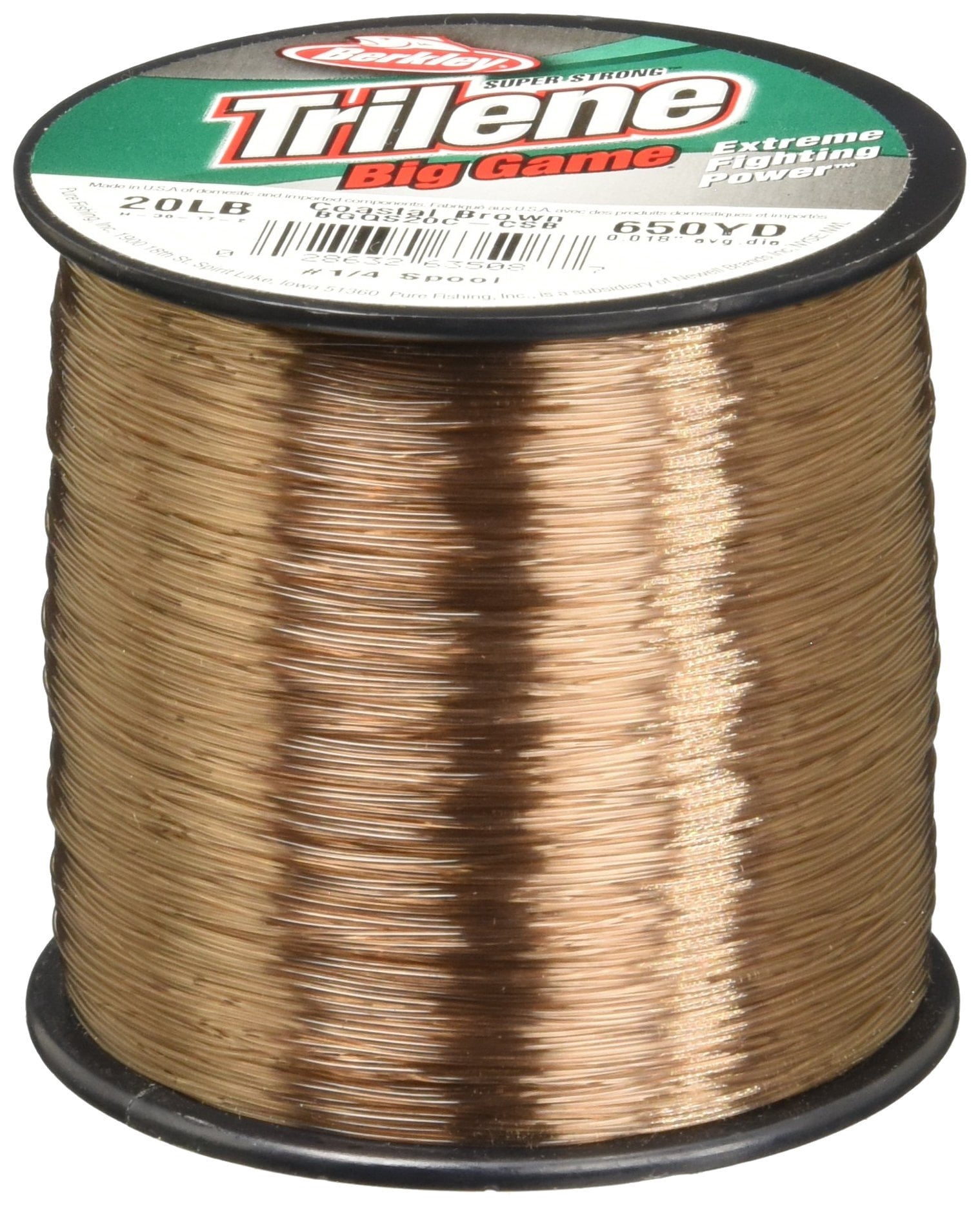 Berkley Trilene Big Game, Green, 50lb 22.6kg Monofilament Fishing Line