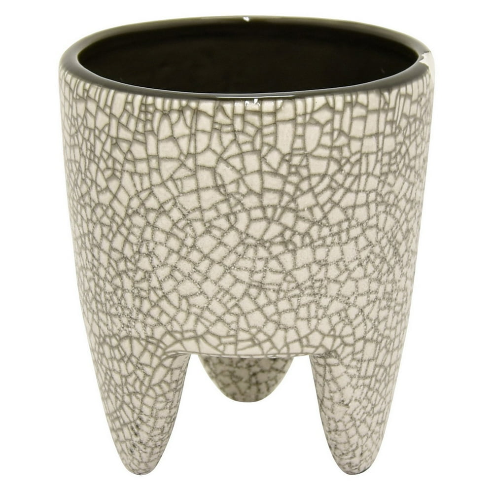 ceramic pot with legs