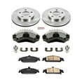 thumbnail image 2 of PowerStop Front Stock Replacement Brake Pad and Rotor Kit with Calipers Fits: CHEVROLET OLDSMOBILE PONTIAC Select Models KCOE1551, 2 of 5
