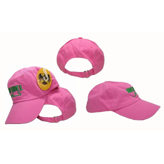 (new) Embroidered Pink Inifdel Military Washed Style Cap Hat