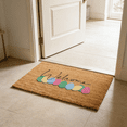 thumbnail image 4 of Decorr Easter Coir Doormat Outdoor Rug Bunny & Happy Easter Welcome Door Mat, Coir Easter Mat for Outdoor Front Porch Entryway Decor(23.6×15.8"), 4 of 5