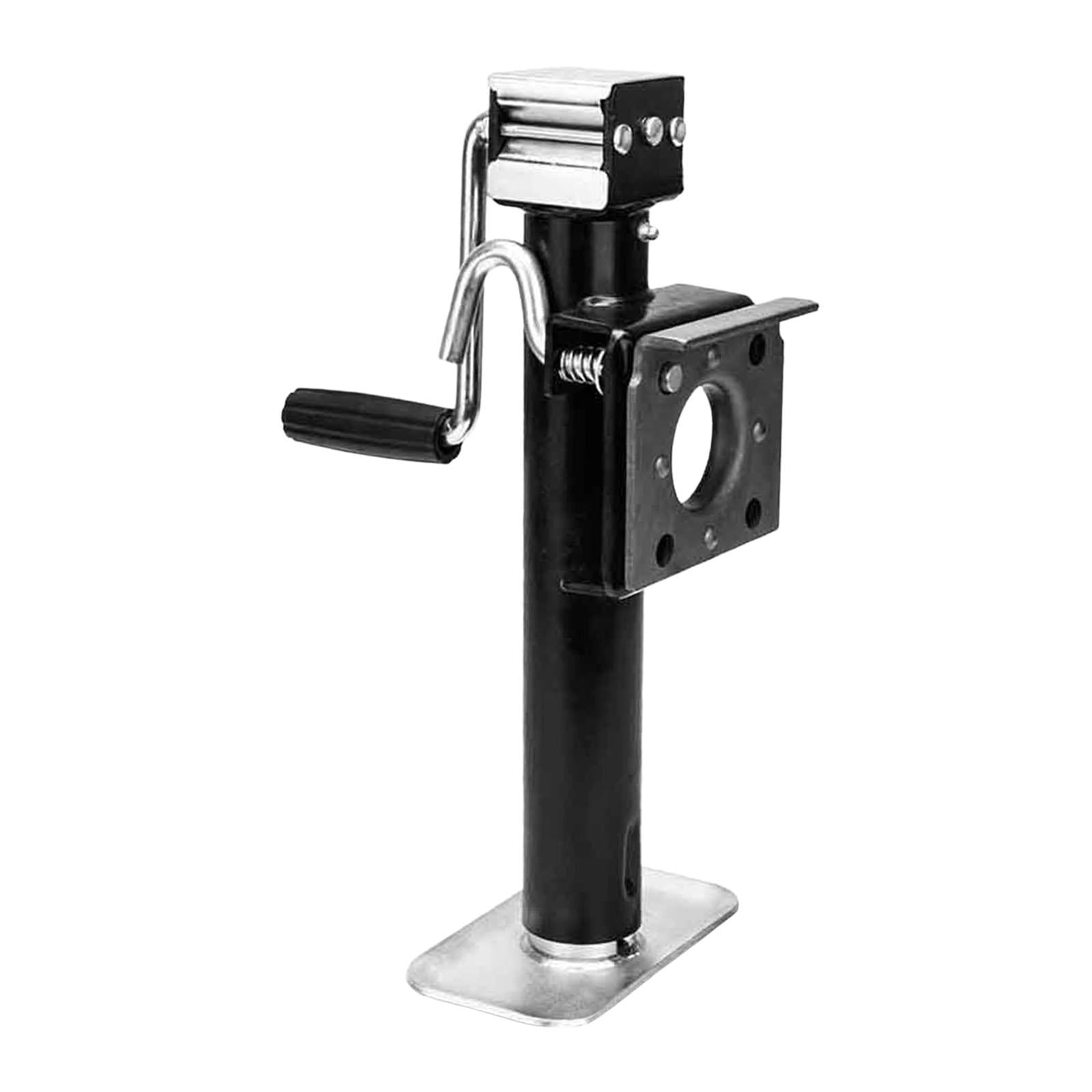 Dickly Hand-crank Trailer Jack Multifunction Heavy Duty Portable Wear Resistaht Easy to Side Rocking 10inch