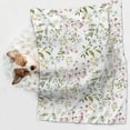 thumbnail image 6 of Yiaed Aerial Flora Print Dog Blankets-Cat Blanket Washable for Couch Protection,Puppy Blanket, Soft Plush Reversible Throw Furniture Protector-Small, 6 of 8