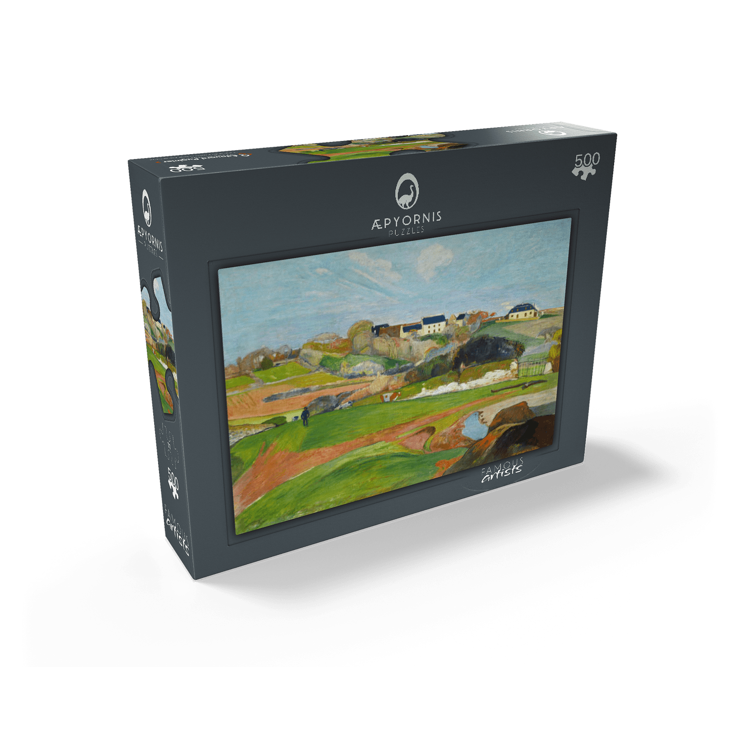 MyPuzzle - Landscape At Le Pouldu 1890 By Paul Gauguin - Premium 500 Piece Jigsaw Puzzle for Adults