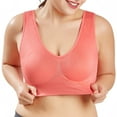 thumbnail image 6 of KOERIM 3 Pack Womens U Back Sports Bra Scoop Neck Padded Low Impact Yoga Bra Workout Crop Top with Built in Bra Plus Size S-6XL, 6 of 8
