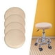thumbnail image 3 of 2 fundas para taburete de bar redondas, impermeables y lavables para bar y hogar. beige, 3 of 9