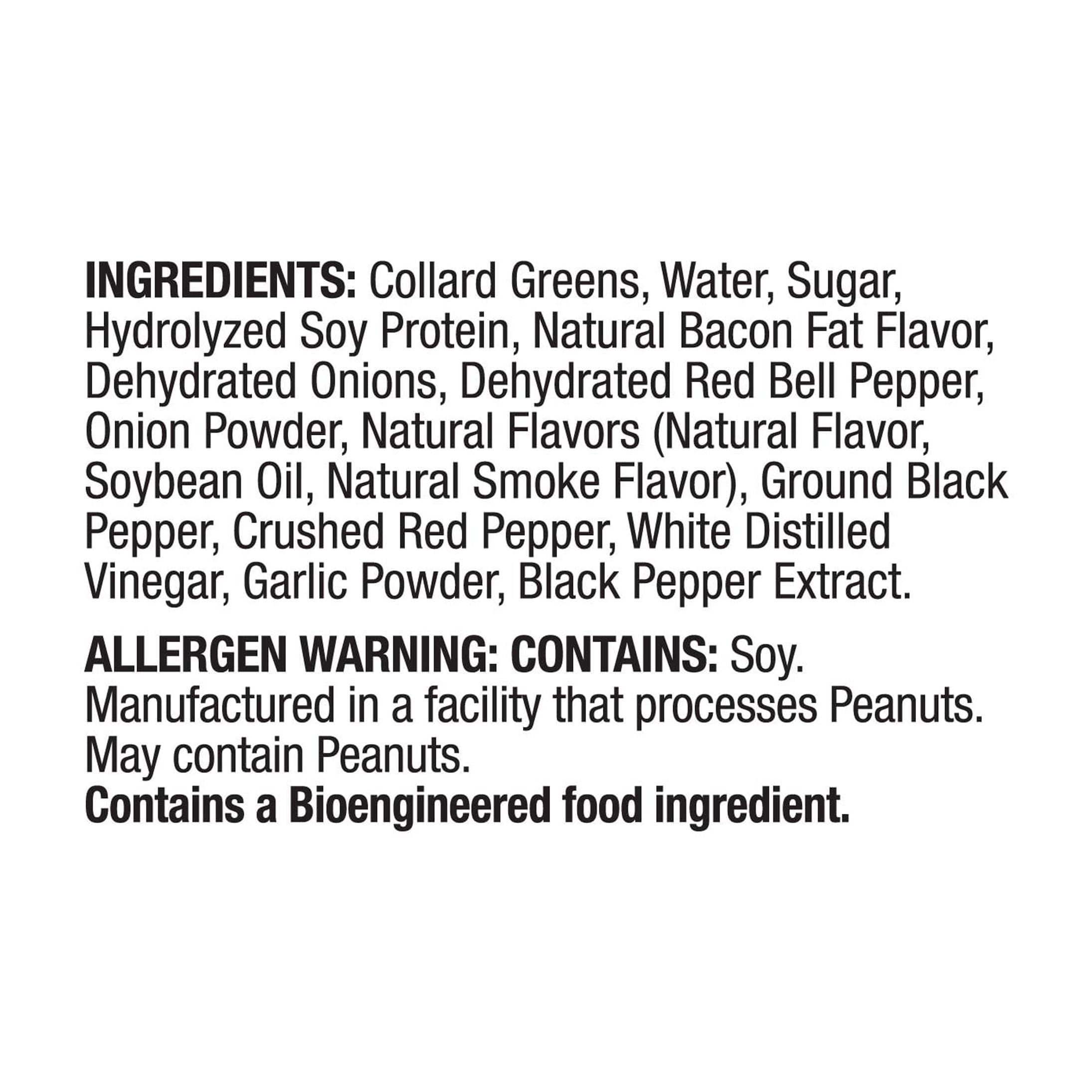 (5 pack) Glory Foods Canned Seasoned Collard Greens, 27 oz Can