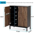 thumbnail image 7 of Tribesigns White Shoe Cabinet 20 Pairs 5-Tier Storage Organizer Entryway Modern, 7 of 7