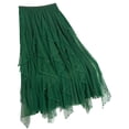 thumbnail image 2 of ClodeEU Women's Tulle High Waisted A Line Midi Skirt ,Flowy Slimming Casual Skirt Green,Womens Plus Free Size, 2 of 8