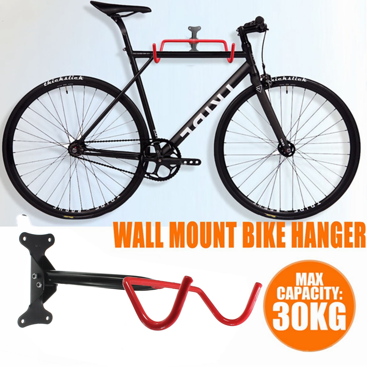Bike Wall Mount Storage Holder Bicycle Hanger Stand Rack Hook Garage Bracket 