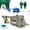 Gray, variant on Zero Air Loss Automatic Drain Valve, No Power Air Compressor Automatic Drain Valve 1/2" NPT, Anti Clogging Float System for Air Tank Drain, Stable Use for Tanks and Separators (Blue)
