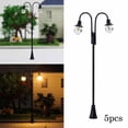 thumbnail image 3 of 5 Pcs Garden Lamps lanterns Light lamps Gauge 00 / H0 Model Building Decor, 3 of 9