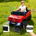 thumbnail image 4 of HEIMILI 12V Ride on Toys Electric Car,Licensed Mercedes-Benz Unimog w/Parent Remote Control,Age for 1-4 Boys,Girls,Kids,Red, 4 of 10