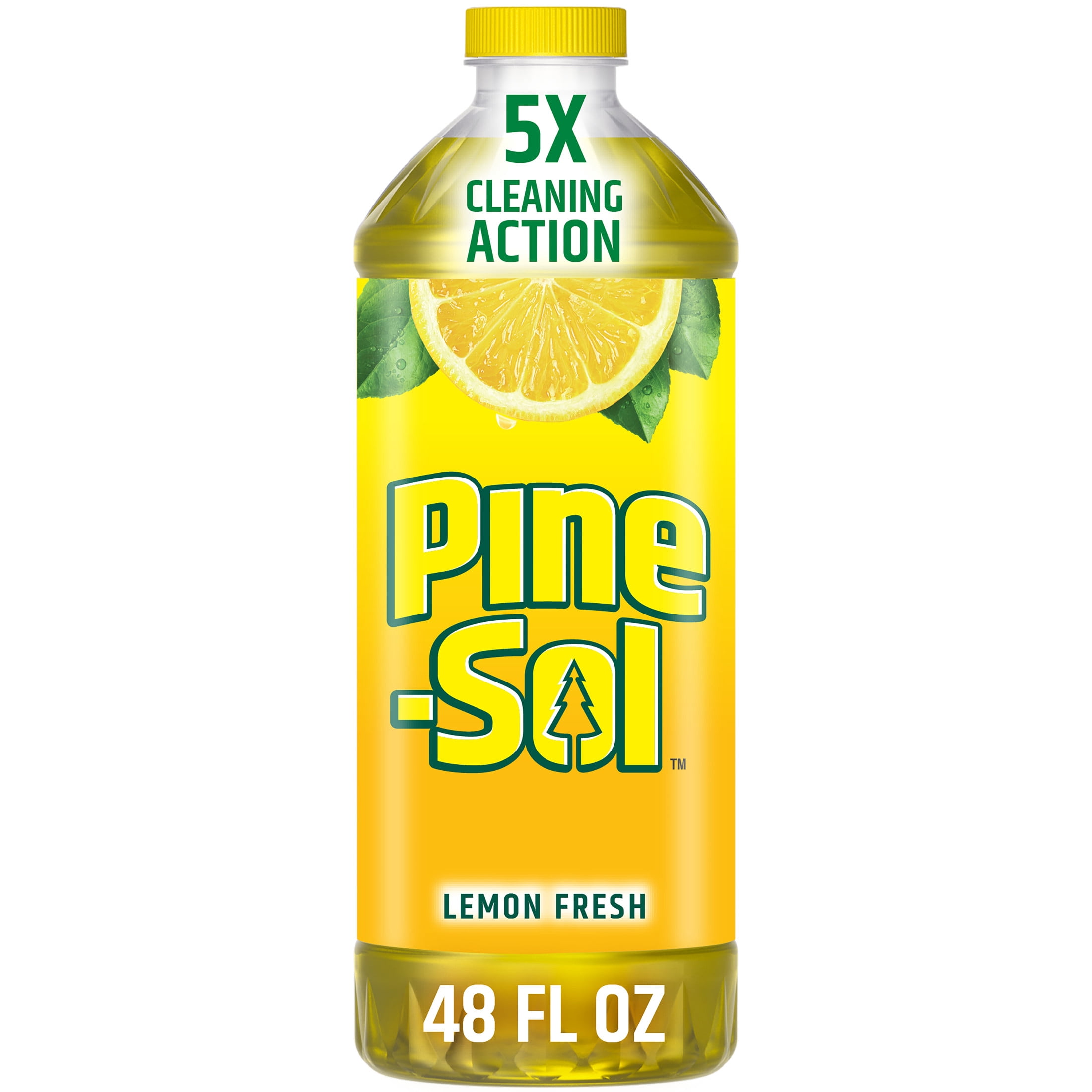 (2 pack) Pine-Sol Multi-Surface Cleaner, Lemon Fresh, 48 Fluid Ounces