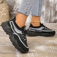 thumbnail image 4 of CHICVOMEY Comfort Casual Chunky Sneaker for Women Slip-On Walking Shoes Breathable Fashion Sneaker Lightweight Tennis Sneaker for Work Runing Walking, 4 of 7