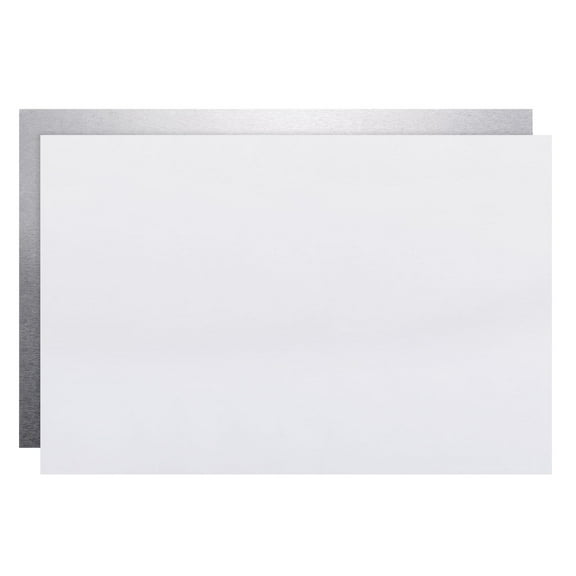 Sublimation Metal Blanks 6x8 Inch Aluminum, White, 2 Pieces