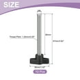 thumbnail image 2 of Uxcell Metric 304 Stainless Steel Clamping Screw Knob T Shaped Thumb Screws M8 x 80mm 10, 2 of 6