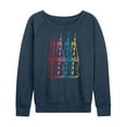thumbnail image 3 of Coca-Cola - Coke Bottles - Women's French Terry Long Sleeve Shirt, 3 of 5