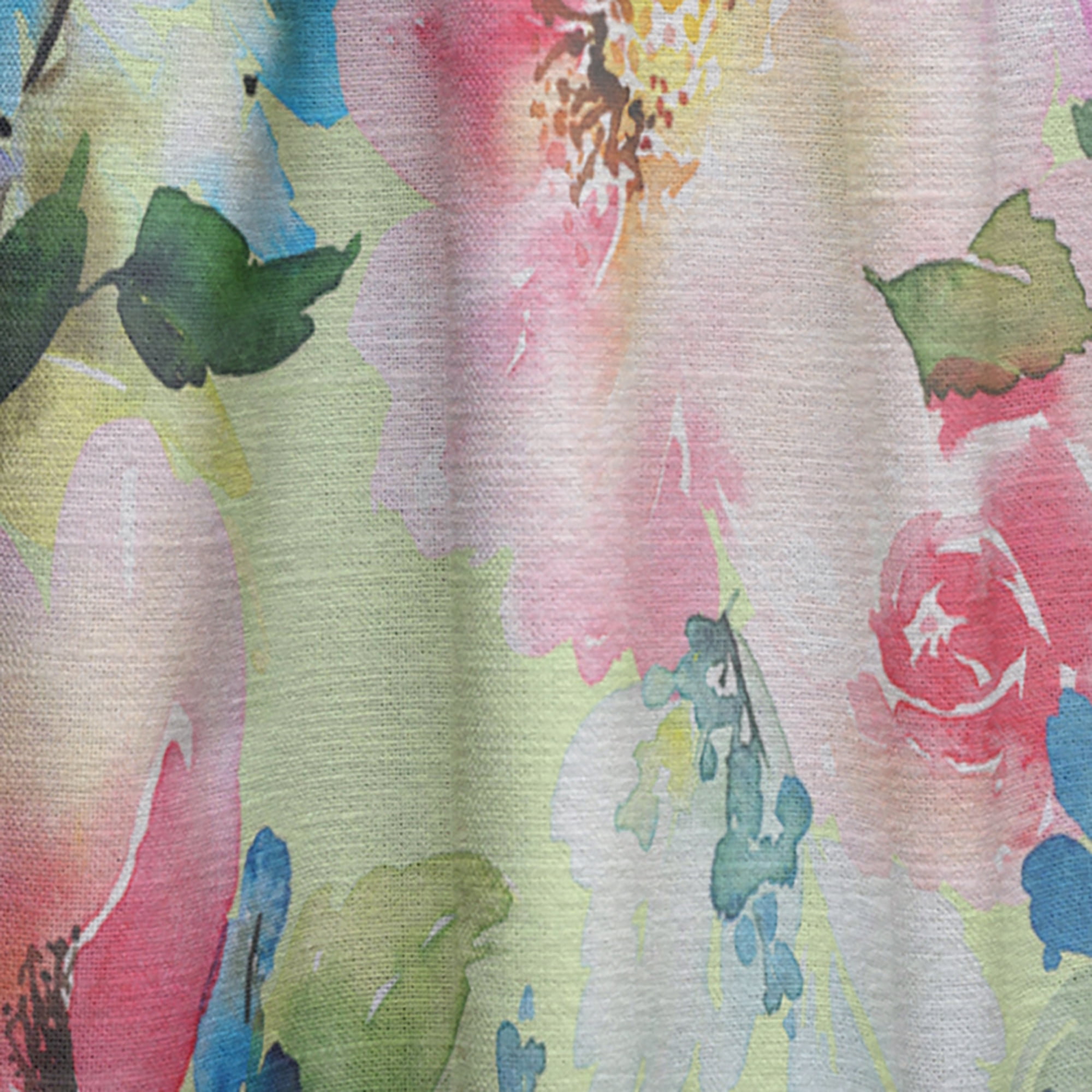 Designart 'Botanical Floral Retro IV' Mid-Century Modern Curtain Panel