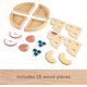 thumbnail image 5 of Set de rompecabezas de pastel de frutas de madera Fisher-Price de 16 piezas, 5 of 6