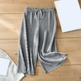 thumbnail image 2 of Bovxnpu Toddler Boys Girls Pants, Girls Wide Leg Pants Lightweight Lounge Pants Flowy Pants, Children's Breathable Comfortable And Cool Pocket Pants, 2 of 4