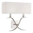 thumbnail image 1 of Savoy House Payton 16" 2-Light Transitional Metal Sconce in Polished Nickel, 1 of 6