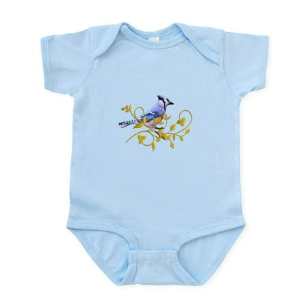 

CafePress - Blue Jay Infant Bodysuit - Baby Light Bodysuit Size Newborn - 24 Months