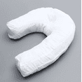 thumbnail image 2 of U Shape Side Sleeping Support Pillow with Removable Washable Cover Ear Hole Design Bed Rest Cushion for Side Sleepers, 2 of 6