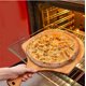 thumbnail image 4 of Cáscara de pizza, mango de tabla de cortar de paleta de espátula de pizza de bambú premium (hornear pizza, pan, cortar frutas, verduras, queso), 4 of 5
