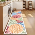 thumbnail image 3 of Runner Rugs for Hallway, Yamaziot 2'x8' Laundry Room Rug, Washable Non Slip Kitchen Mat, Bathroom Floor Carpet, Colorful, 3 of 8