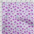 thumbnail image 6 of Soimoi Watercolor Floral Print, Velvet Fabric, Decor Sewing Fabric by The Yard 54 Inch Wide,Decorative Fabric for Upholstery and Home Accents, Violet, 6 of 6