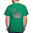 thumbnail image 2 of CafePress - Buck Watercolor Art Dark T Shirt - Men's Classic Graphic Cotton T-Shirt, 2 of 4