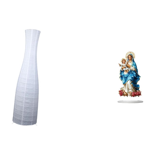 Pantalla de lámpara de pie,Lámpara de pie de papel,pantallas de lámparas de mesa nórdicas,Letrero de mesa,Decoración de escritorio acrílica Rincón festivo Decoración del