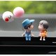 thumbnail image 2 of Adornos de globos de muñecas para el interior del automóvil, lindos adornos de muñecas para parejas besándose, lindos adornos para parejas, adornos para la oficina en el hogar del automóvil, regalos TUNC Sencillez, 2 of 5