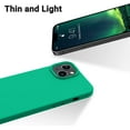 thumbnail image 4 of Designed for iPhone 14 Plus Case, Silicone Shockproof Slim Thin Phone Case for iPhone 14 Plus 6.7 inch （Emerald Green）, 4 of 16