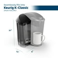 thumbnail image 6 of Gevoli XL Water Reservoir Replacement for Keurig K-Classic Coffee Maker - Extra Large 114 Ounce Tank for K50 / K55 Single Serve K-Cup machines (11-19 Cups), 6 of 11