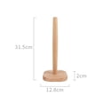thumbnail image 4 of Kitchen Paper Towel Stand Solid Wood  Standing Paper Towel Roll Holder for Kitchen, 4 of 8