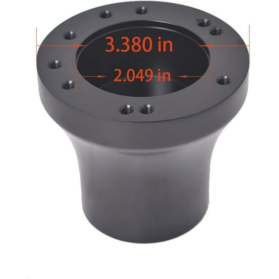 SEBLAFF Fit for EZGO TXT / RXV Golf Carts Black Steering Wheel Hub Adapter