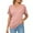 Pink, variant on YOUSNH Women's Short Sleeve T Shirts Fashion V Neck Oversized Loose Tops Solid Casual Blouses Womens Tops 2024 Blue M