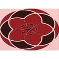 thumbnail image 1 of Ahgly Company Machine Washable Indoor Rectangle Transitional Tomato Red Area Rugs, 2' x 5', 1 of 7