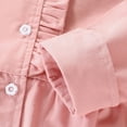 thumbnail image 5 of Chenyin Baby Kids Girls Spring Fall Trench Jacket Medium-Length Casual Tops 9 Months - 7 Years Girls Ruffle Windbreaker Outerwear Coats for Toddler, 5 of 8