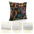 thumbnail image 4 of YINGXI  Pillow Covers Color Vector and Geometric Mathematical Blackboard,Decorative Throw Pillow Covers Soft Cushion Covers for Home Couch Living 24x24in, 4 of 5