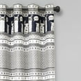 thumbnail image 4 of Llama Stripe Room Darkening Window Curtain Panels, 84-inches in L, Set of 2, 4 of 5