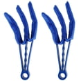 thumbnail image 1 of SUTENGDA Toorise Venetian Window Microfibre Brush 2pcs Washable Venetian Blind Cleaner Set with 3 Pronged Wet Dry Removable Window Blind Duster for Vertical Windows Air Conditioner Car AC, 1 of 8