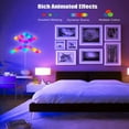 thumbnail image 4 of PENGXIANG Hexagon Lights Gaming Wall Panels - 12 Pack Hexagon LED Lights with APP and Remote Smart Modular RGB Panel Hex DIY Glide Expansion Shapes Lighting, 4 of 8